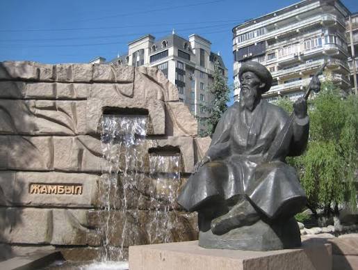 Памятник Жамбыла Жабаева